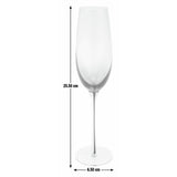 Habitat blue gradient champagne flutes set of 4, imported from the UK