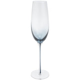 Habitat blue gradient champagne flutes set of 4, imported from the UK