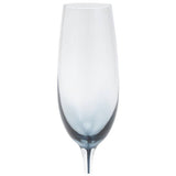 Habitat blue gradient champagne flutes set of 4, imported from the UK