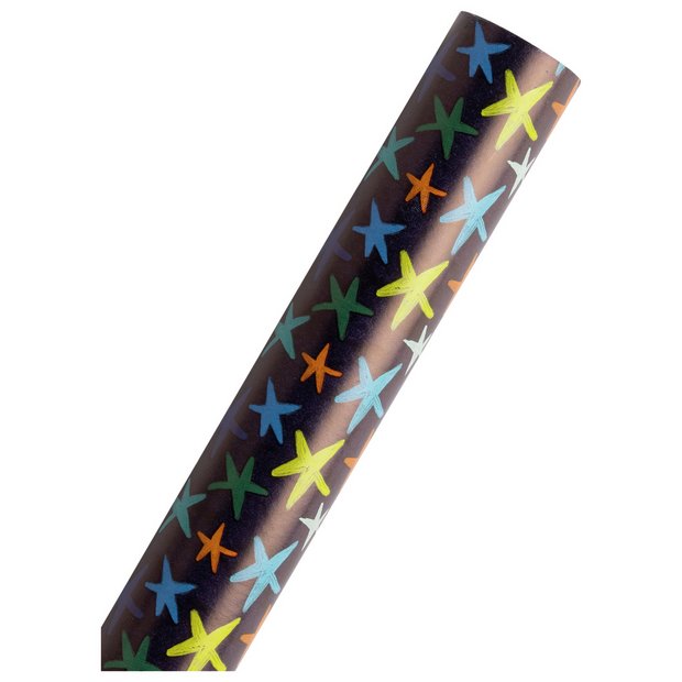 Argos Home multi-star wrapping paper 10m roll - British brand