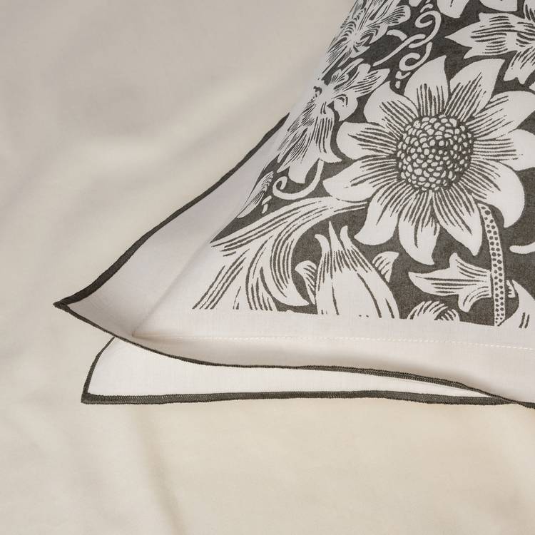 Habitat x Morris & Co. sunflower woodblock bedding single - British product
