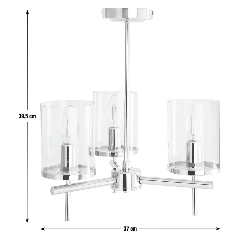 Argos Home uplighter ceiling light chrome finish - British product