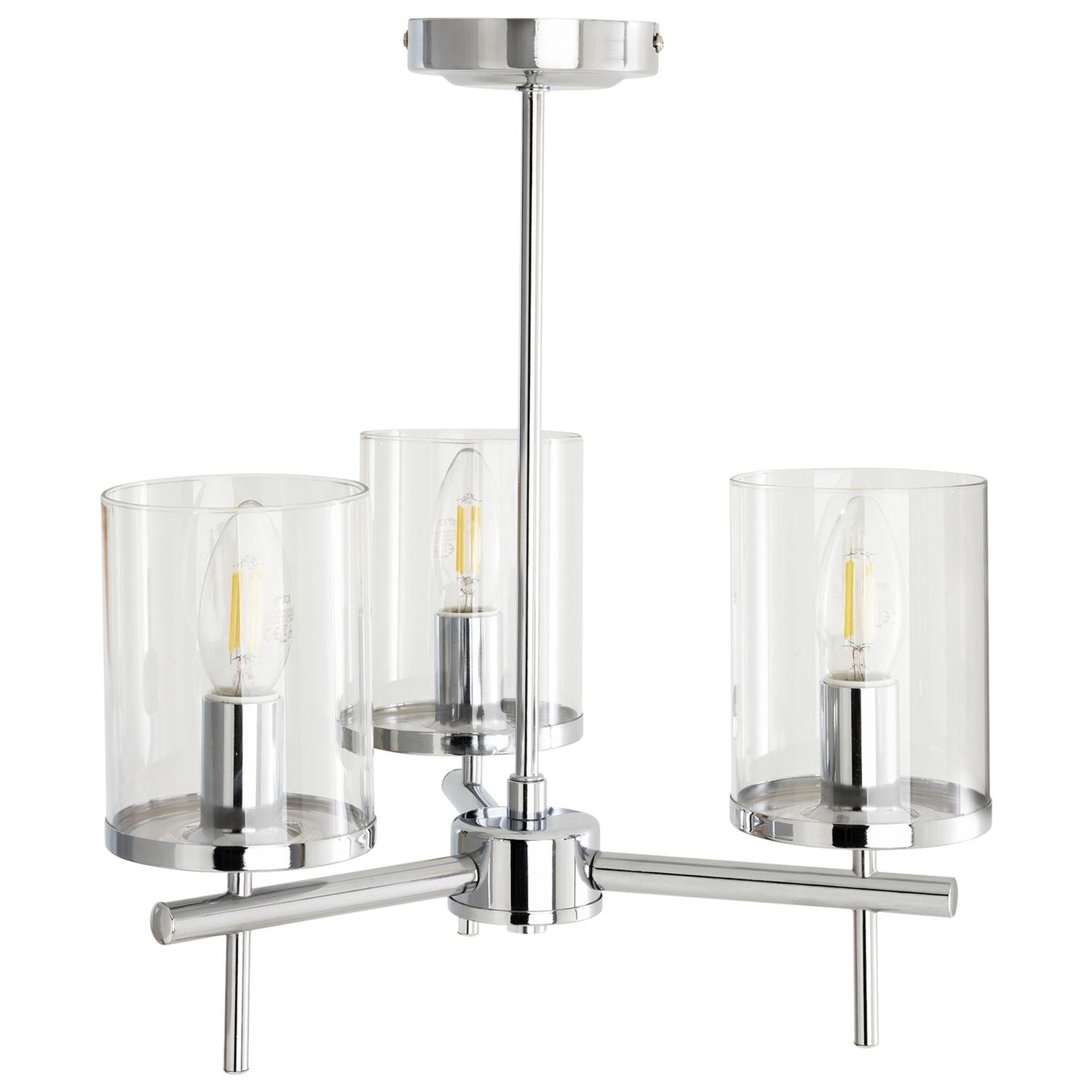 Argos Home uplighter ceiling light chrome finish - British product