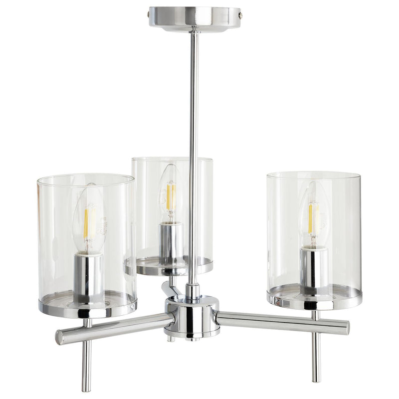 Argos Home uplighter ceiling light chrome finish - British product