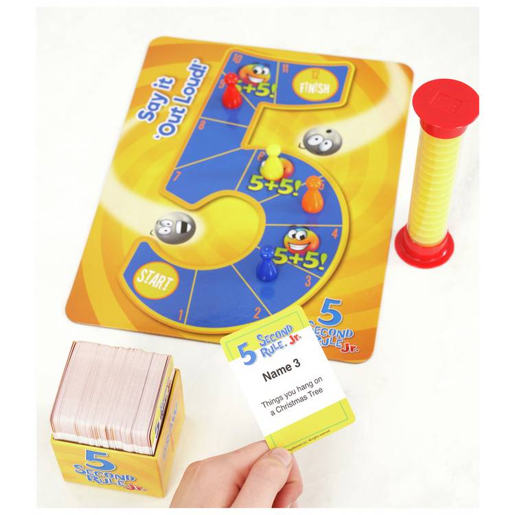 5 Second Rule junior board game for kids - British product