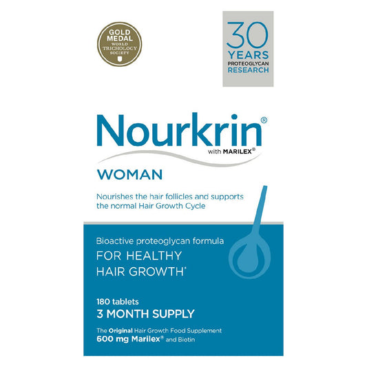 Nourkrin® WOMAN For Hair Growth- 3 Month Supply (180 Tablets) GOODS Boots   