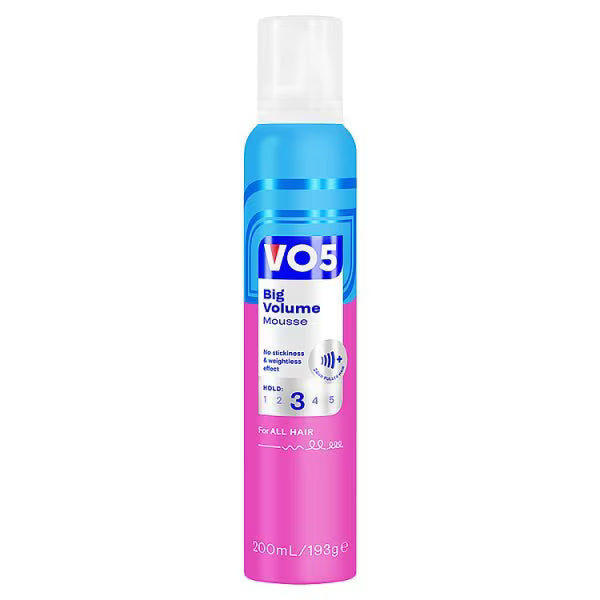 VO5 Big Volume Hair Mousse 200ml (British brand)