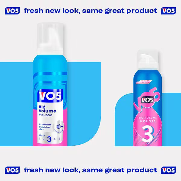 VO5 Big Volume Hair Mousse 200ml (British brand)