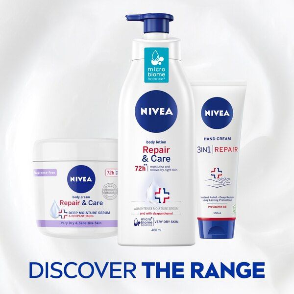 NIVEA Repair & Care 72h Body Lotion for Very Dry Skin 400ml GOODS Superdrug   