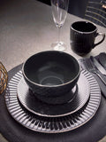 Tower grey 16-piece dinnerware set (British brand)