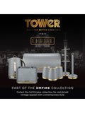 Tower grey 16-piece dinnerware set (British brand)