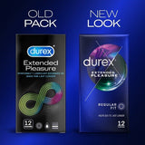 Durex Extended Pleasure Regular Fit Condoms 12 Pack GOODS Superdrug   