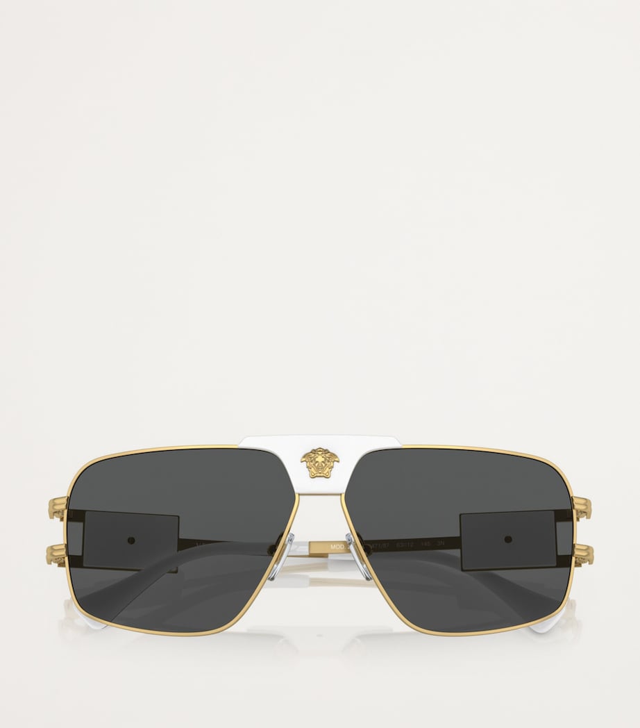 Versace steel sunglasses model 0VE2251, imported from the UK