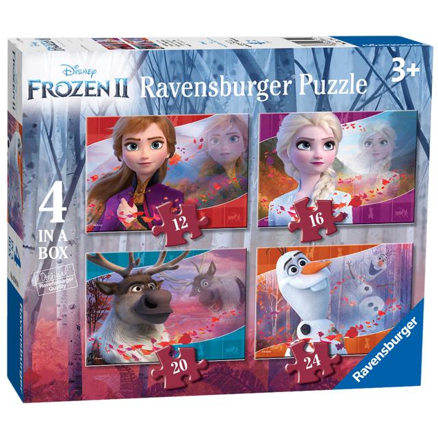 Disney Frozen 2 4 in a Box (12 16 20 24pc) Jigsaw Puzzles