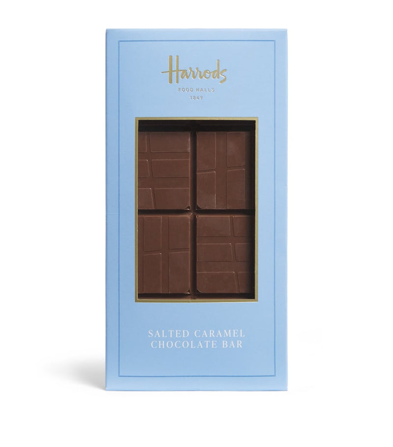 Harrods salted caramel filled chocolate bar 115g - British product