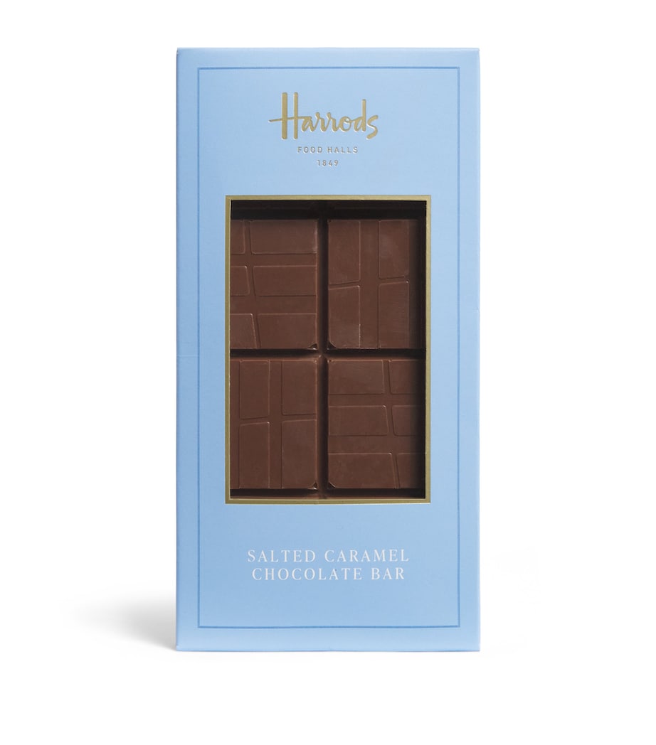 Harrods salted caramel filled chocolate bar 115g - British product