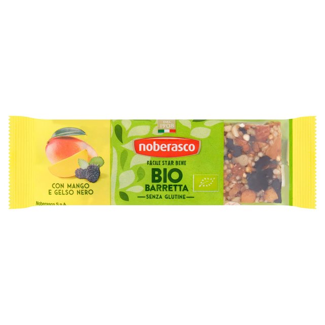 Noberasco Organic Fruitbar with Nuts & Mango   30g