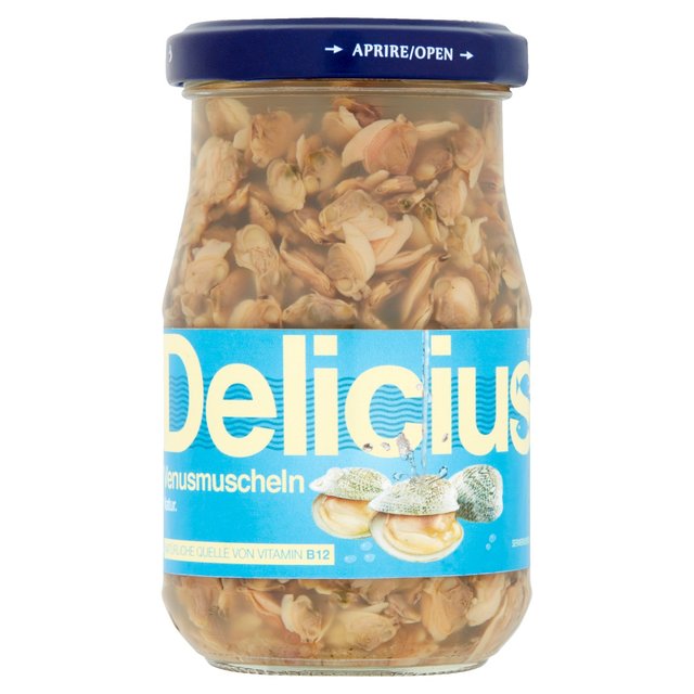 Delicius Shelled Clams in Brine   195g GOODS M&S   