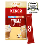 Kenco Iced Hot Vanilla Latte Sachets x8 GOODS ASDA   