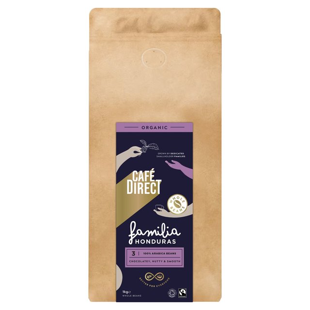 Cafedirect Organic Honduras Coffee Beans   1kg