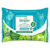 Simple Wipes Daily Detox Matte   20 per pack GOODS M&S   