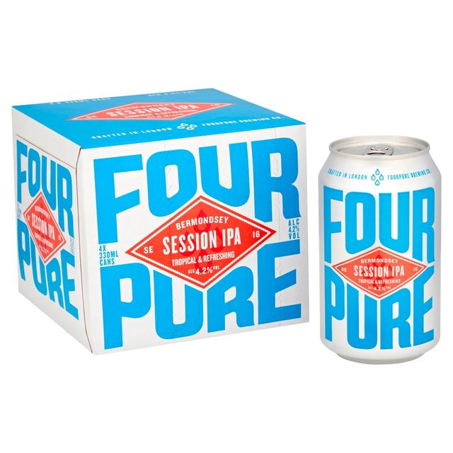 Fourpure Session IPA   4 x 330ml GOODS M&S   