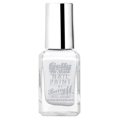 Barry M Gelly Hi Shine Cotton nail polish 10ml - British product