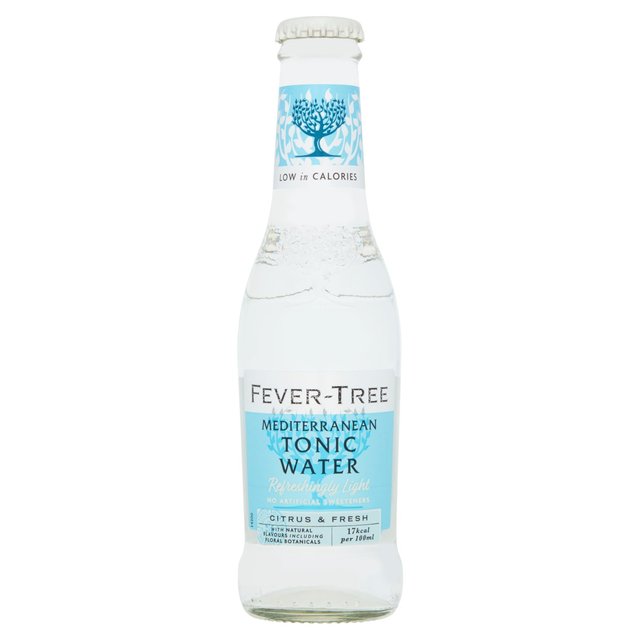 Fever-Tree Light Mediterranean Tonic Water   24 x 200ml GOODS M&S   