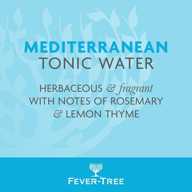 Fever-Tree Light Mediterranean Tonic Water   24 x 200ml GOODS M&S   