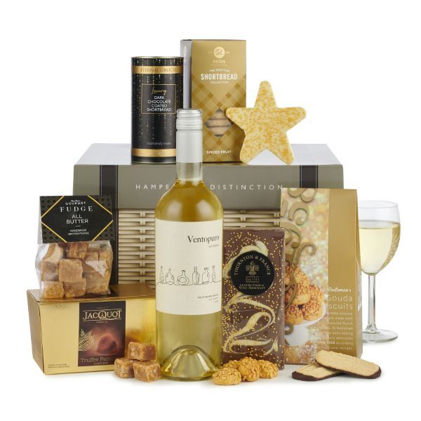 Spicers of Hythe - The Sparkle Hamper with White Wine Hamper