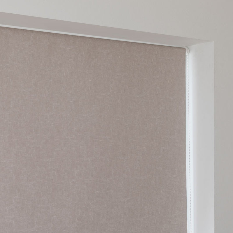 Habitat Textured Blackout Taupe Roller Blind - 90cm