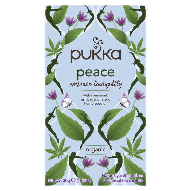 Pukka Tea Peace Herbal Tea Bags   20 per pack GOODS M&S   