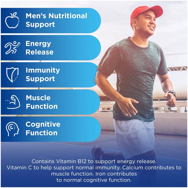 Centrum Men Multivitamins with Vitamin D Immunity  Tablets   60 per pack GOODS M&S   