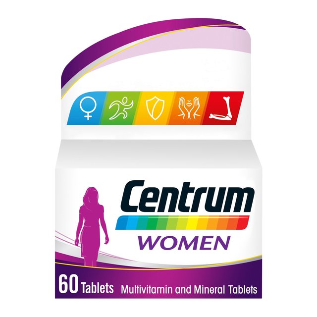 Centrum Women Multivitamins with Vitamins D & C Tablets 60   60 per pack