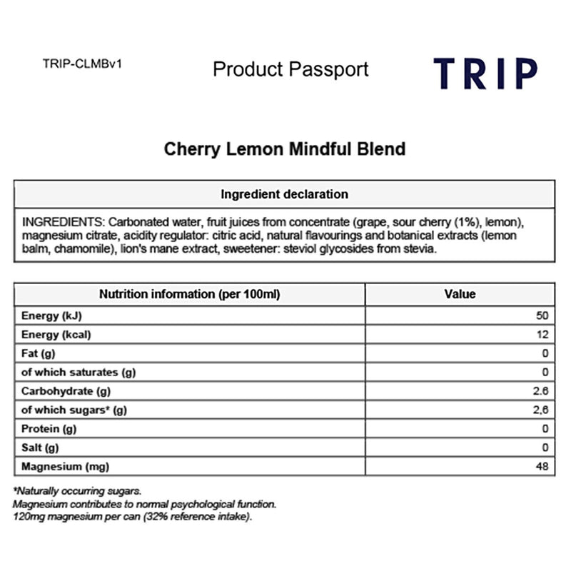 Trip Mindful Blends Mixed Pack 12 x 250ml - British product