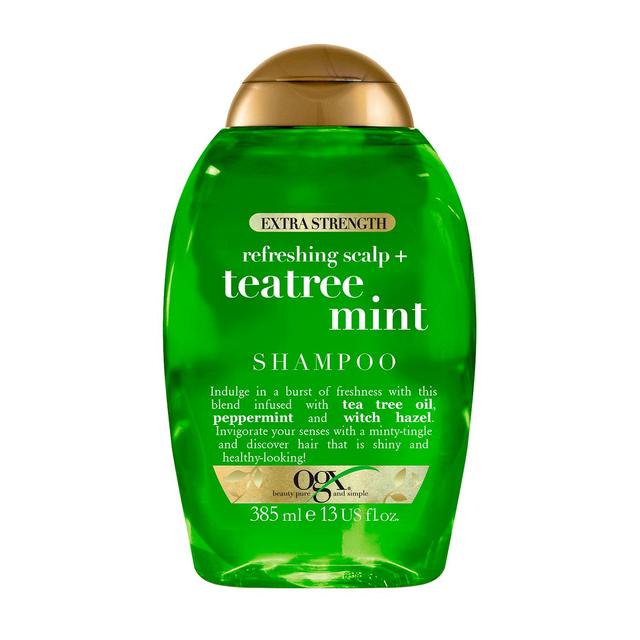 OGX Refreshing Scalp+ Teatree Mint Extra Strength Shampoo   385ml GOODS M&S   