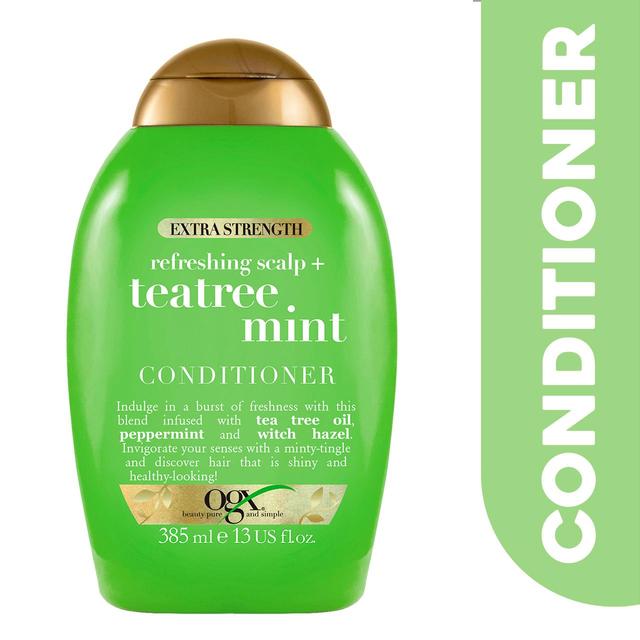 OGX Refreshing Scalp+ Teatree Mint Extra Strength Conditioner   385ml GOODS M&S   