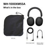 Sony WH-1000XM5 over-ear wireless headphones black, UK version