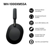 Sony WH-1000XM5 over-ear wireless headphones black, UK version