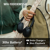 Sony WH-1000XM5 over-ear wireless headphones black, UK version