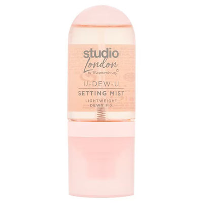 Superdrug Studio London U-DEW-U Setting Spray Dewy Glow Face Mist- Buy online at McGrocer