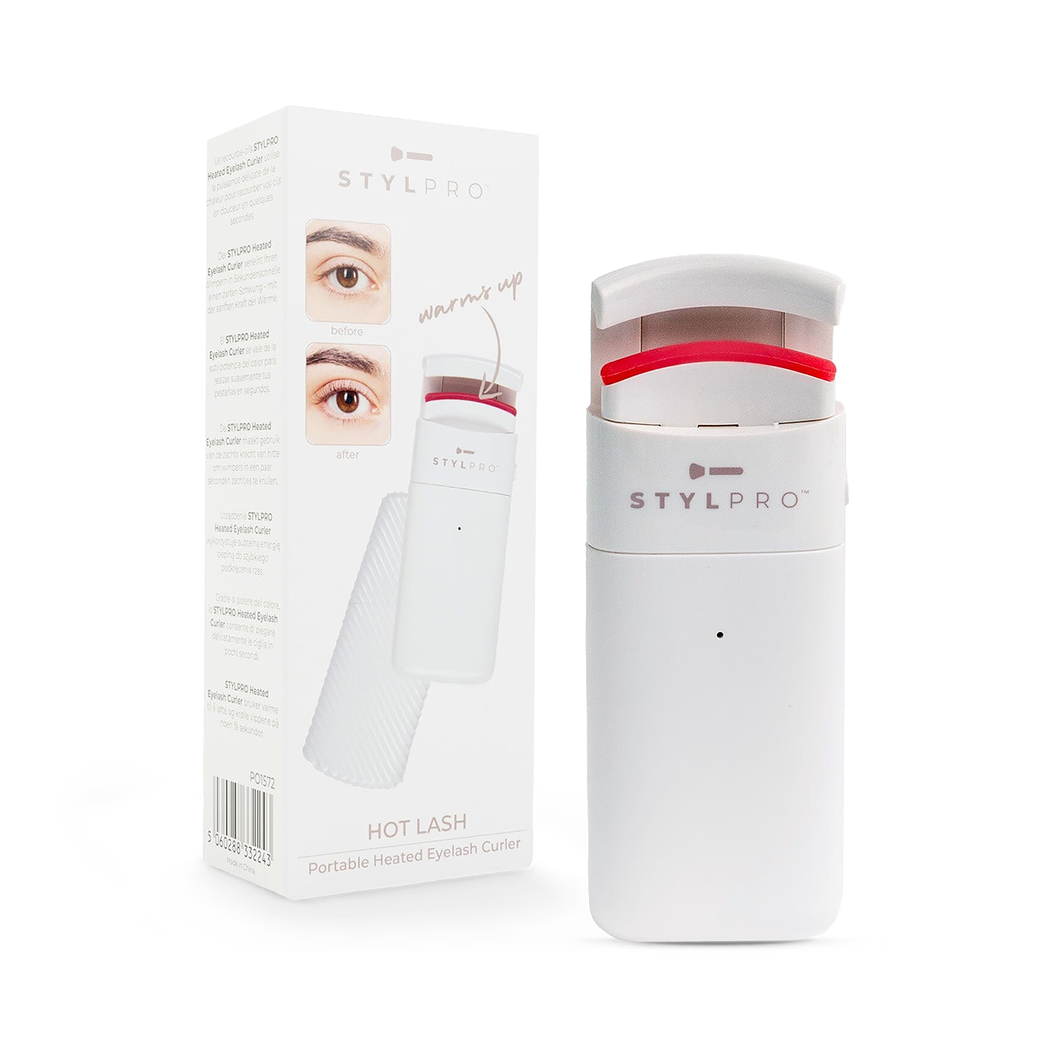 Stylpro heated eyelash curler tool - British product
