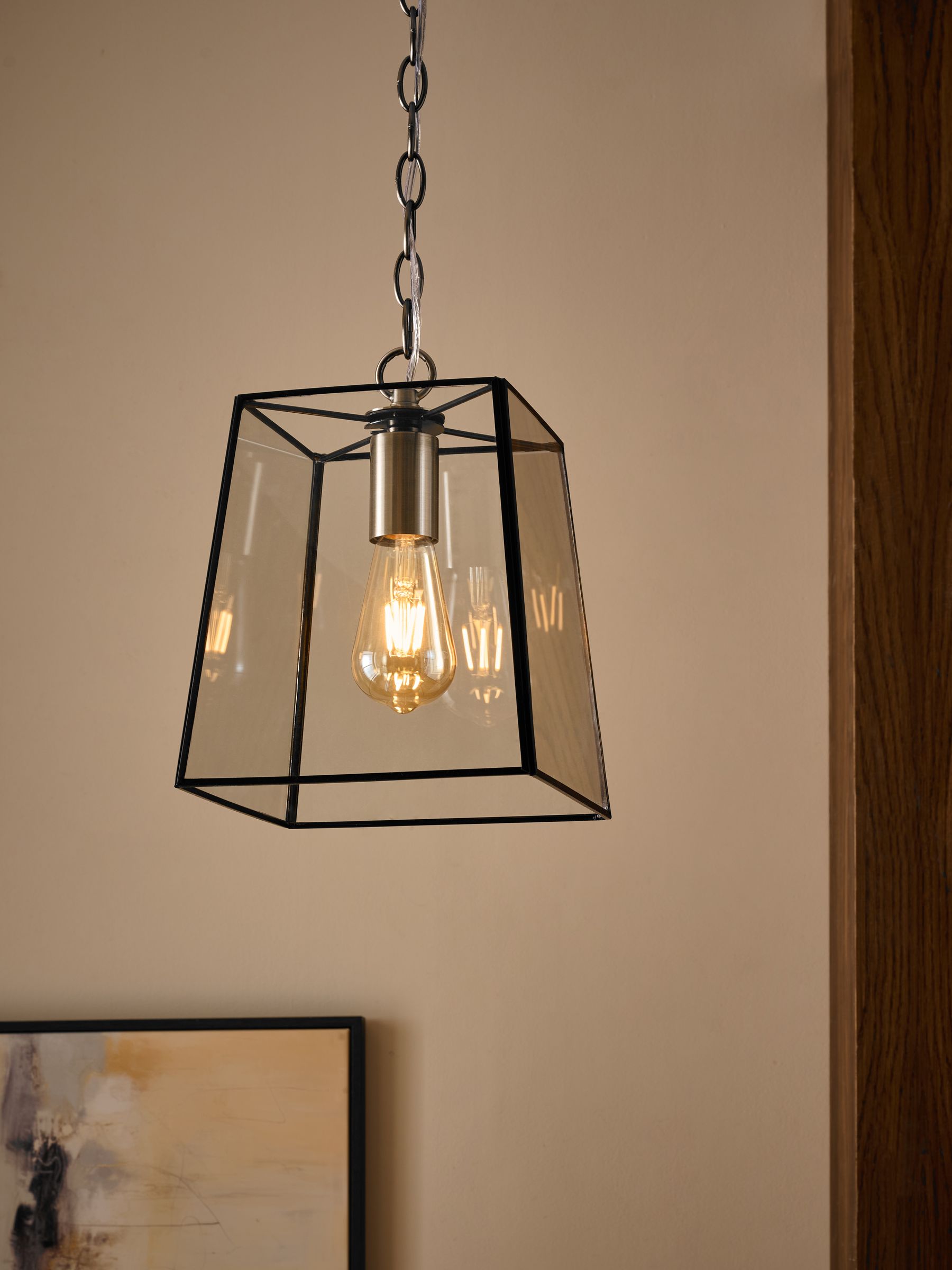 Warwick Black pendant ceiling light 35cm (British brand)