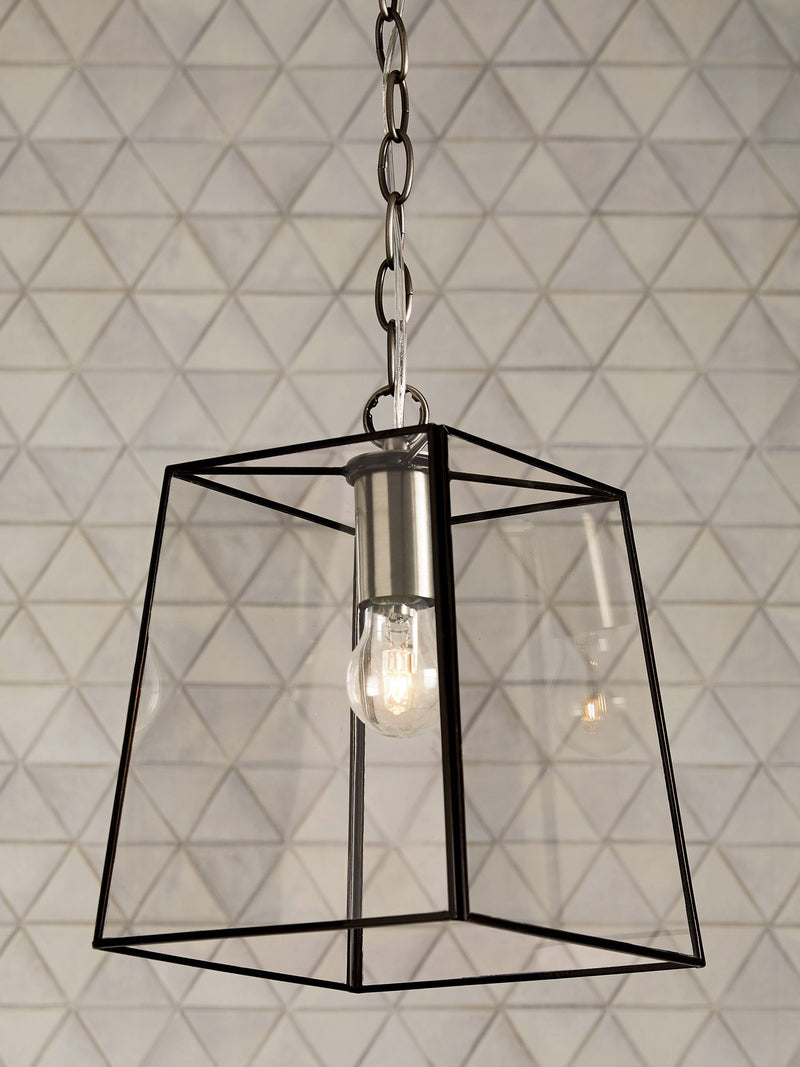 Warwick Black pendant ceiling light 35cm (British brand)