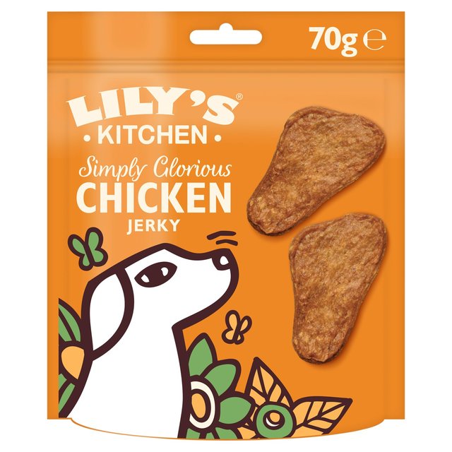 Lily's Kitchen Simply Glorious Chicken Jerky for Dogs   70g