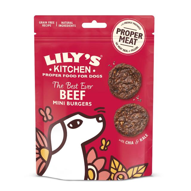 Lily's Kitchen The Best Ever Beef Mini Burgers for Dogs   70g GOODS M&S   