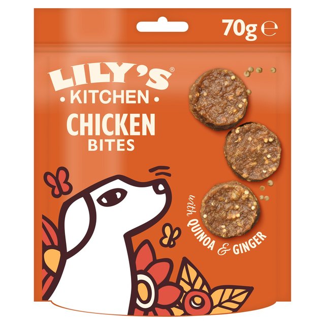 Lily's Kitchen Chomp-away Chicken Bites for Dogs   70g GOODS M&S   