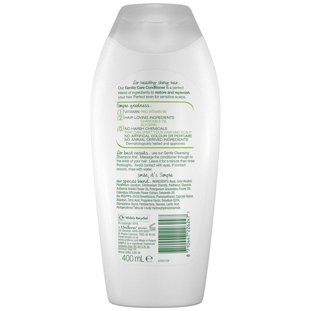 Simple Gentle Care Conditioner   400ml