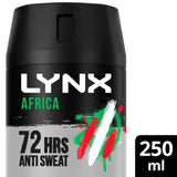 Lynx Africa Anti Perspirant Deodorant   250ml GOODS M&S   