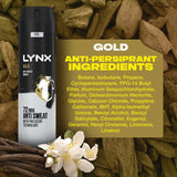 Lynx Gold Anti-Perspirant Deodorant   250ml GOODS M&S   